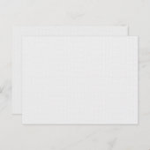 Horizontaldesign Acht Postkarte (Vorne/Hinten)