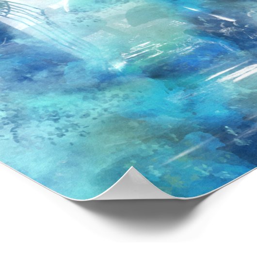 Horizontale Alice im Wunderland Poster (Ecke)