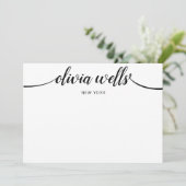 Horizontale Anzeige für das Kopfhörerzubehör Einladung (Stehend Vorderseite)