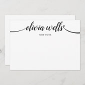 Horizontale Anzeige für das Kopfhörerzubehör Einladung (Vorne/Hinten)