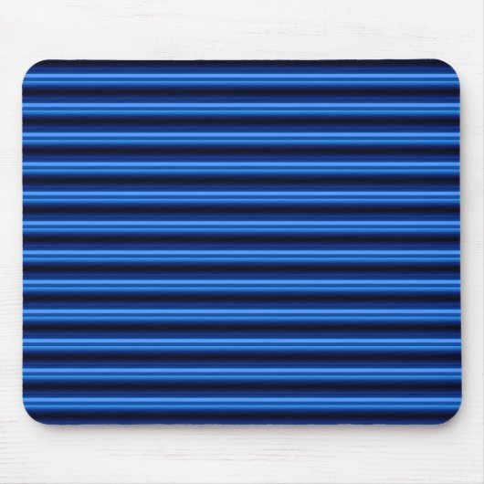 Horizontale Bars aus blauem Metall Mousepad (Vorne)
