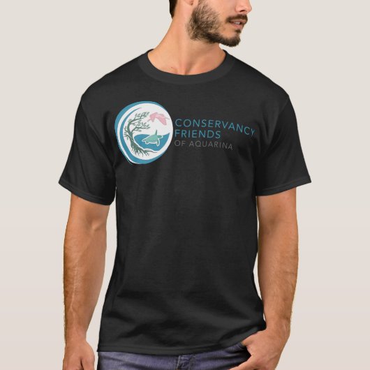 Horizontale Behandlung von Conservancy Friends-Log T-Shirt (Vorderseite)