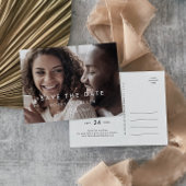 Horizontale Bildvorlage Save the Date Einladungspostkarte