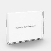 Horizontale Block-Fotoblock Fotoblock (Links)