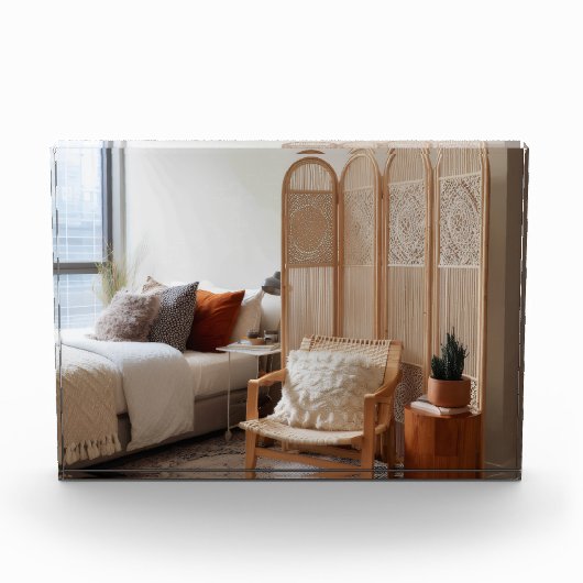 Horizontale Block-Fotoblockade Fotoblock (Vorderseite)