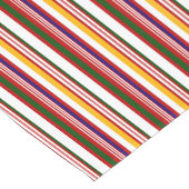 Horizontale Candy-Streifen Kurzer Tischläufer (Ecke)