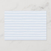 Horizontale Details mit QR-Code für Blue Hydrangea Begleitkarte (Rückseite)