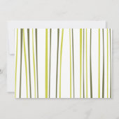 Horizontale Einladungskarte für Hübsche Popepieten Einladung (Rückseite)