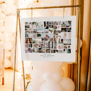 Horizontale Erstellen Sie Ihre eigene 56-Foto-Coll Poster