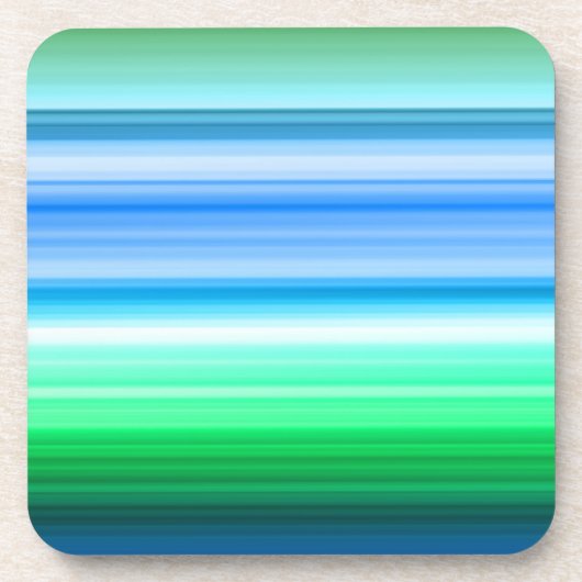 Horizontale Farbstreifen Getränkeuntersetzer (Vorderseite)