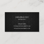 Horizontale Foto-Geschäfts-Karte Visitenkarte (Rückseite)