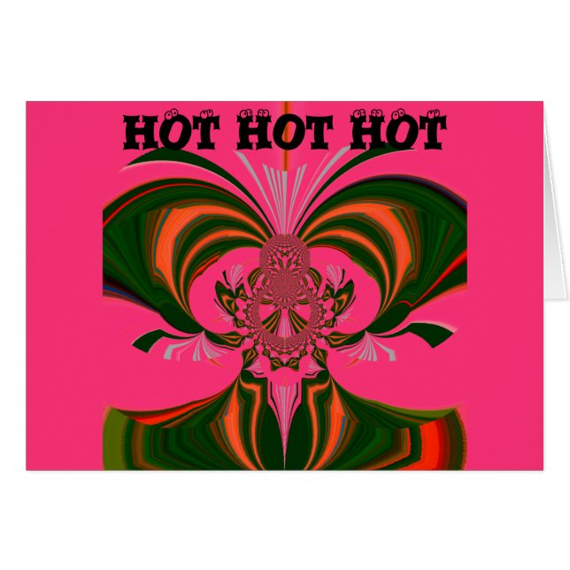 Horizontale Grußkartenvorlage (Vorderseite (Horizontal))