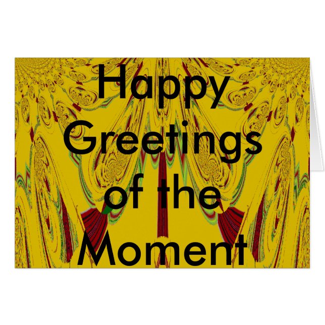 Horizontale Grußkartenvorlage (Vorderseite (Horizontal))