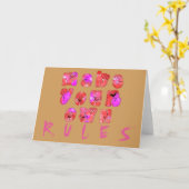 Horizontale Grußkartenvorlage Karte (Gelbe Blume)