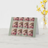 Horizontale Grußkartenvorlage Karte (Gelbe Blume)