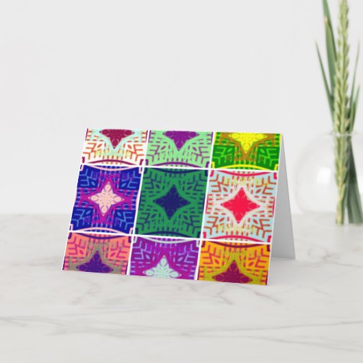 Horizontale Grußkartenvorlage Karte (Vorderseite)