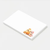 Horizontale Halloween-Vogel-Freunde-Post-It-Notes Post-it Klebezettel (angewinkelt)