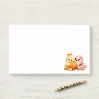 Horizontale Halloween-Vogel-Freunde-Post-It-Notes Post-it Klebezettel