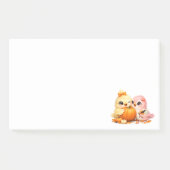Horizontale Halloween-Vogel-Freunde-Post-It-Notes Post-it Klebezettel (Vorderseite)