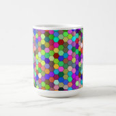 Horizontale Hexagons 15oz Tasse (Mittel)