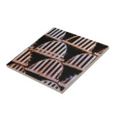 Horizontale Holzlobsterfalle Fliese (Seite)