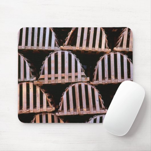 Horizontale Holzlobsterfalle Mousepad (Mit Mouse)