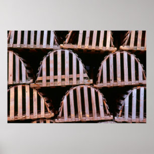 Horizontale Holzlobsterfalle Poster