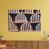 Horizontale Hummerfallen aus Holz Leinwanddruck (Insitu (Wohnzimmer))