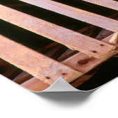 Horizontale Hummerfallen aus Holz Poster (Ecke)
