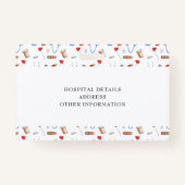 Horizontale ID für registrierte Krankenpflege Ausweis (Rückseite)