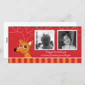 Horizontale Karte mit 2 Fotos (Vorne/Hinten)