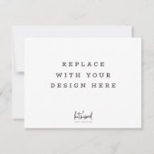 Horizontale Karte mit einer Länge von 5,5 x 4,25 Z (Vorderseite)