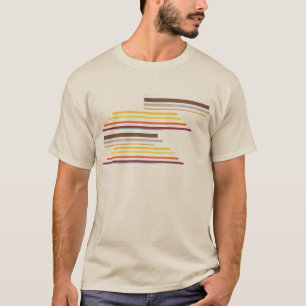 Horizontale Linien für den männlichen T - Shirt
