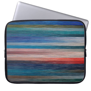 Horizontale Linien im Hintergrund Laptopschutzhülle