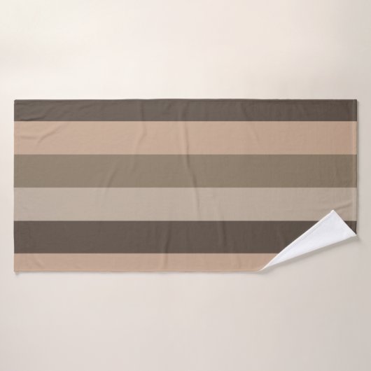 Horizontale Linien, moderne Streifen Badehandtuch (Badehandtuch)