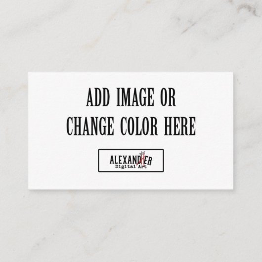 Horizontale Loyalität Visitenkarte (Rückseite)