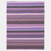 Horizontale Mauve Fleecedecke (Vorderseite)