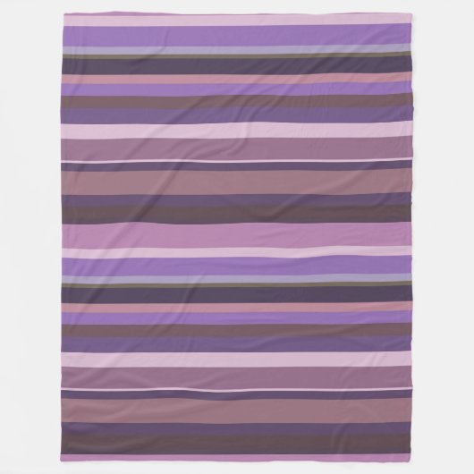 Horizontale Mauve Fleecedecke (Vorderseite)