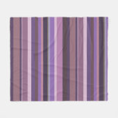 Horizontale Mauve Fleecedecke (Vorderseite (Horizontal))