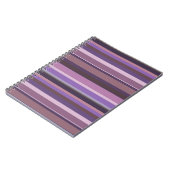 Horizontale Mauve Notizblock (Linke Seite)