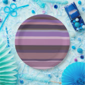 Horizontale Mauve Pappteller (Party)
