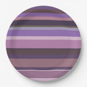 Horizontale Mauve Pappteller