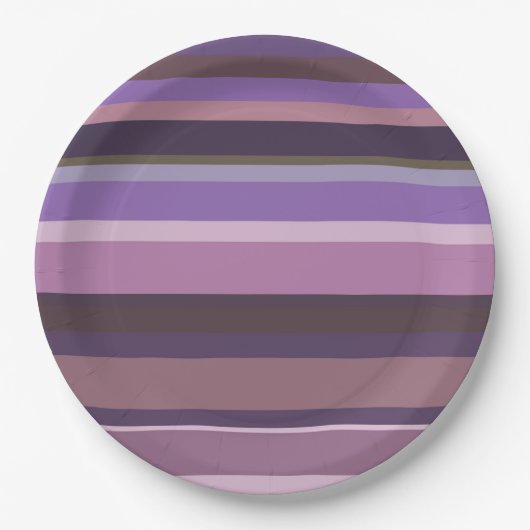 Horizontale Mauve Pappteller (Vorderseite)