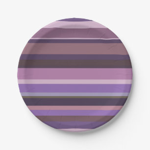 Horizontale Mauve Pappteller
