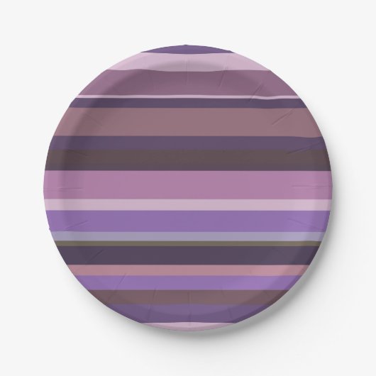Horizontale Mauve Pappteller (Vorderseite)