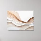 Horizontale Minimalistische Abstrakte Zublendtextu Leinwanddruck (Vorderseite)