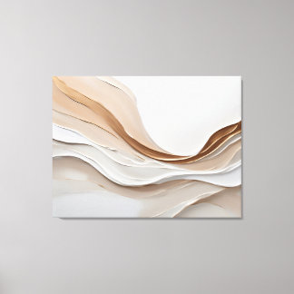 Horizontale Minimalistische Abstrakte Zublendtextu Leinwanddruck