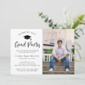 Horizontale Party Einladung (Stehend Vorderseite)