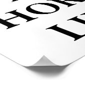 Horizontale Pausen Funny Poster (Ecke)