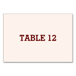 Horizontale personalisierte Brücken- und Bräutigen Tischnummer